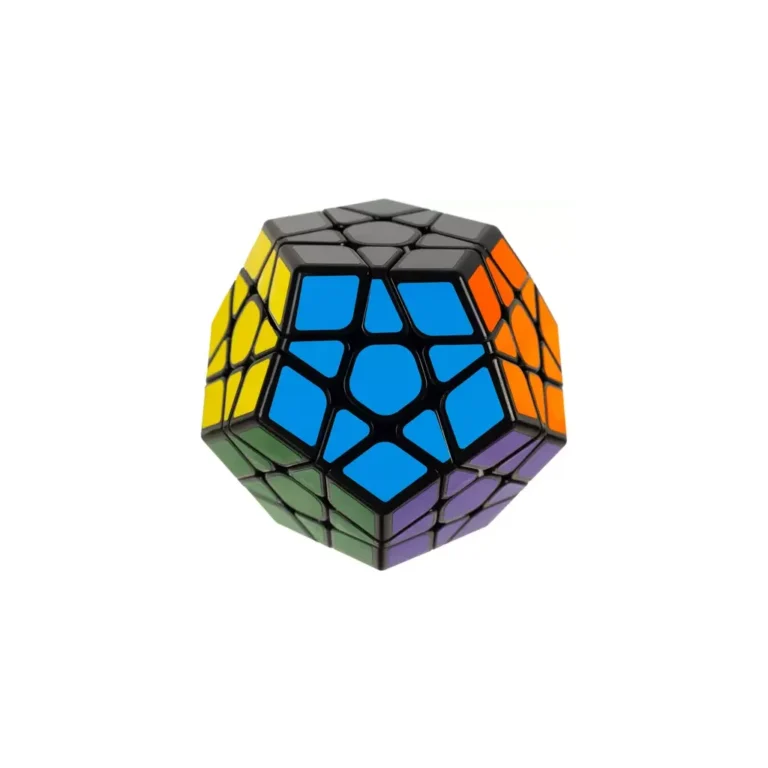 Kruzzel kocka dodekaéder,  7,5 x 9 x 8 cm, többszínű