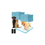 Purlov 50 db-os egészségügyi nedszívó alátét készlet kutyapelenka, 60x60 cm, kék-fehér