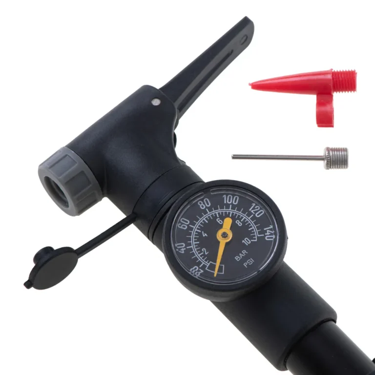 L-BRNO Kerékpárra rögzíthető pumpa nyomásmérővel