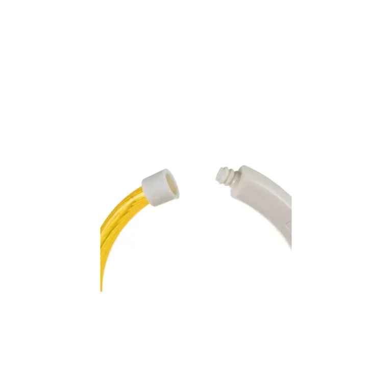 Állítható sárga LED nyakörv, micro USB töltés+kábel