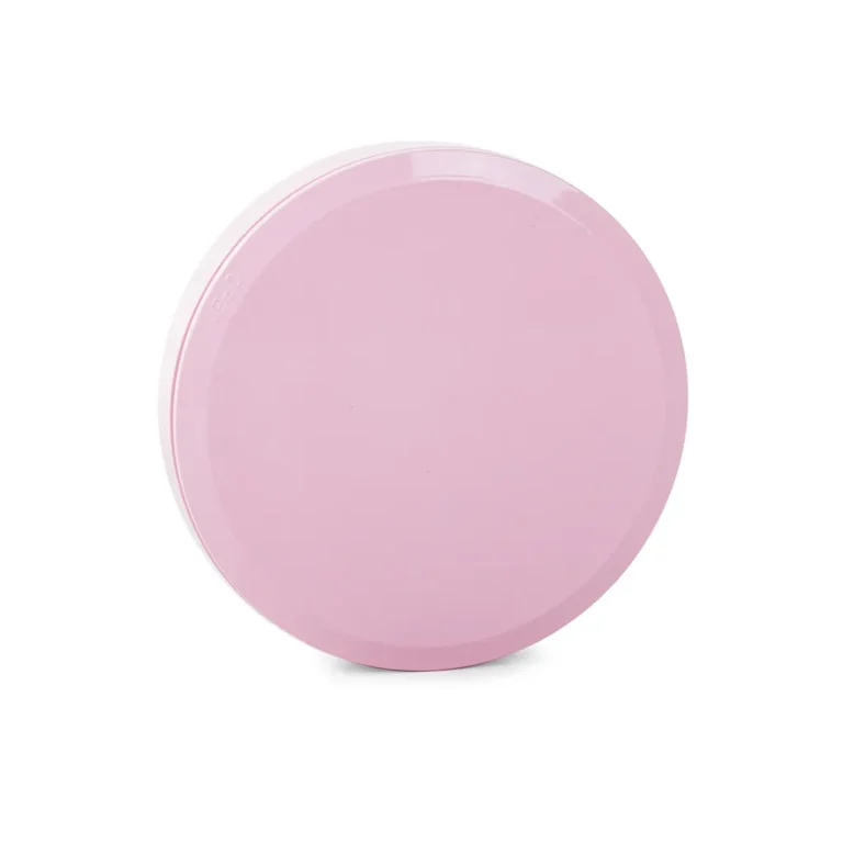 Kozmetikai smink tükör LED megvilágítással, 8.5 cm átmérő, fehér/rózsaszín színekben