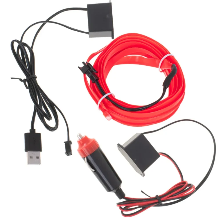 LED szalag, 3m, piros, USB/12V