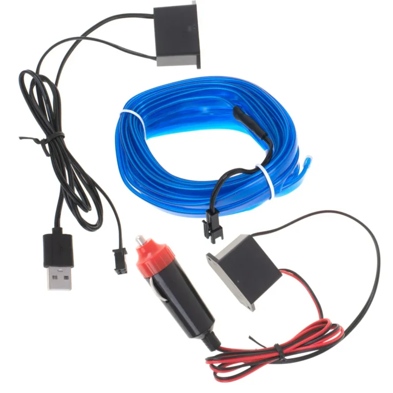 LED szalag, 5m, kék, USB/12V