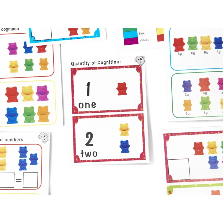 Mackós Montessori számoló játék, 44 elem