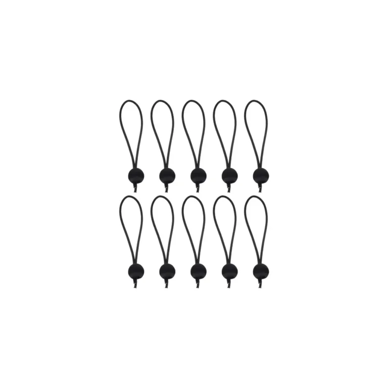 Malatec Szorítógumi ponyvákhoz, 10 db, fekete, 16-30 cm