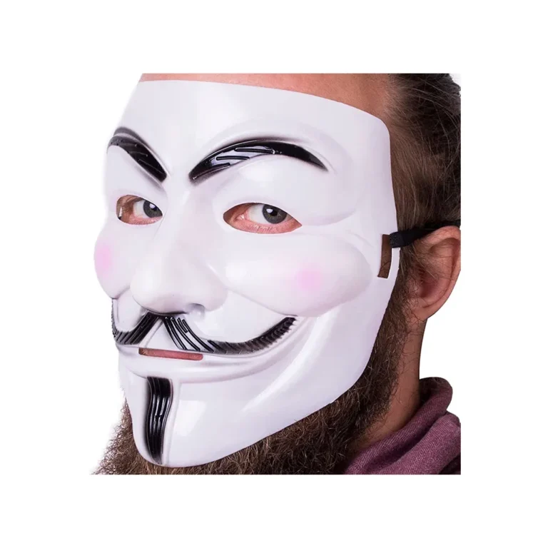 Guy Fawkes Vendetta maszk, 18,5x20 cm