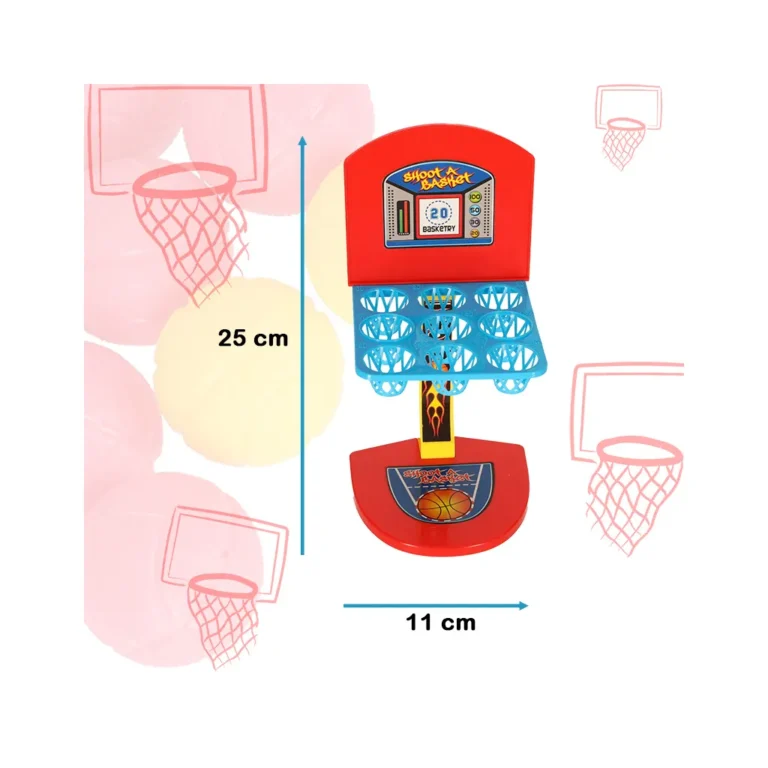 Mini kosárlabda szet, arcade játék 2 játékos számára