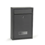 ModernHome rozsdamentes acél postaláda, 8x21.5x32 cm, antracit