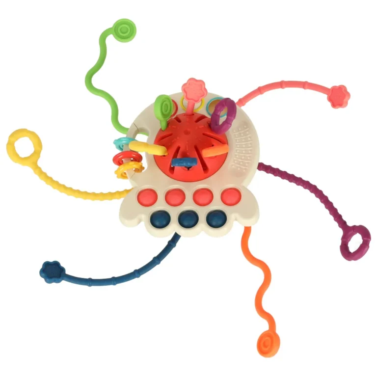 Montessori Multi-Funkciós Érzékszervi Játék - Piros