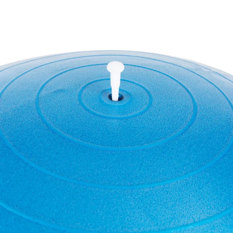 Nagyméretű felfújható fitnesz- torna labda pumpával, 65 cm, kék