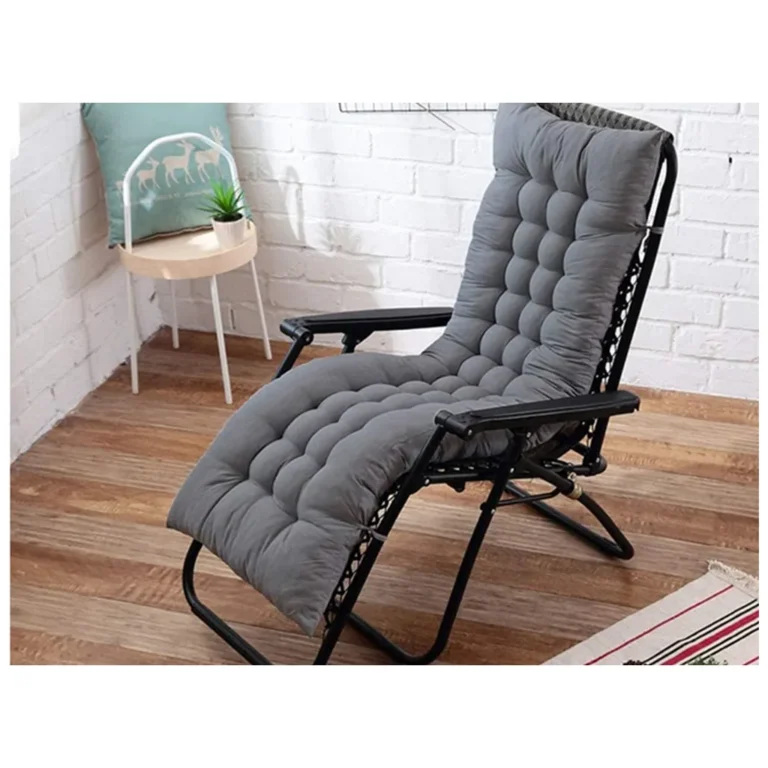 Kényelmes párna kerti székhez, 170x50 cm, szüre