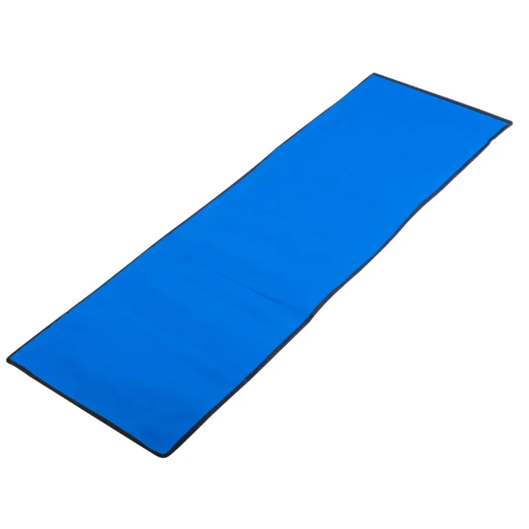 Összecsukható nyugágy háttámlával, kék, 150x47x48cm