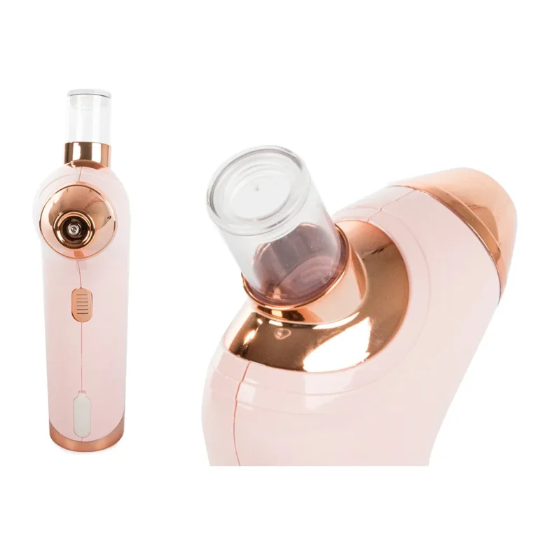 Arcbőr hidratáló oxigén injektor akkumulátorral, USB töltés, kétfokozatú teljesítménybeállítás, 28x10x4 cm, fehér/rózsaszín