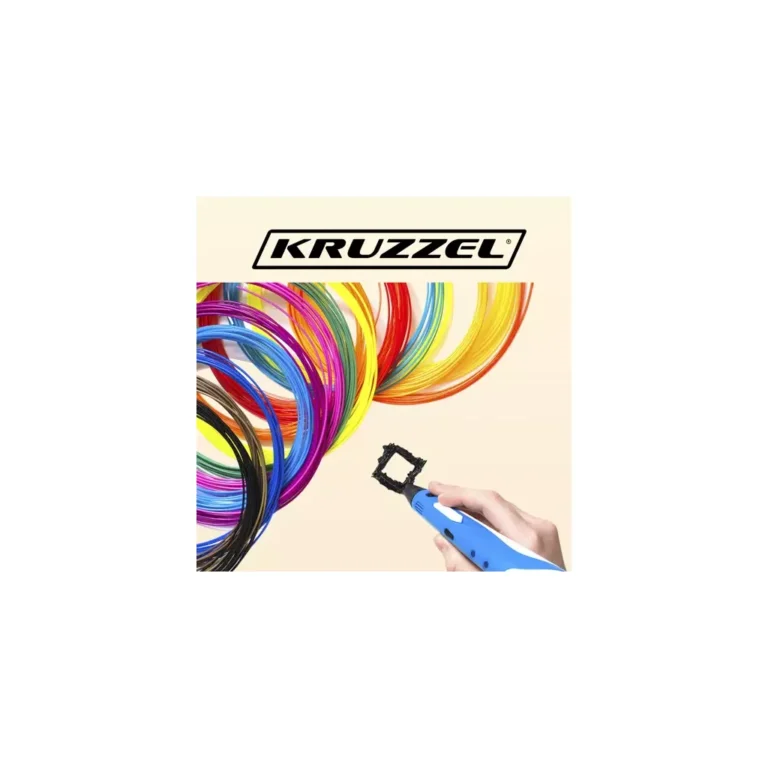Kruzzel Filament készlet 3D nyomtatáshoz, 20db x 20 m, színes