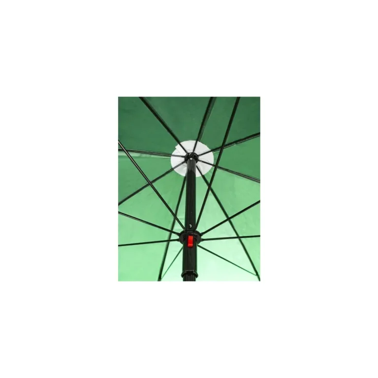 2 az 1-ben praktikus horgászsátor/esernyő oldalfalakkal, 2,4 m, zöld
