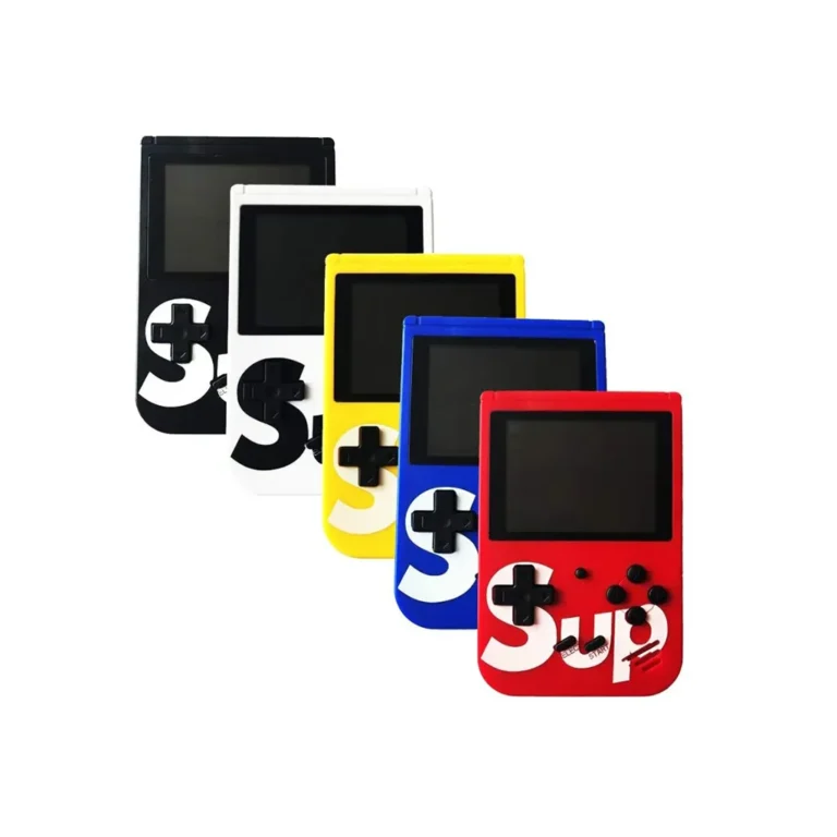 Retro mini hordozható játékkonzol 400 ikonikus játékkal, színes LCD kijelzővel, akkumulátorral, microUSB, többféle színben