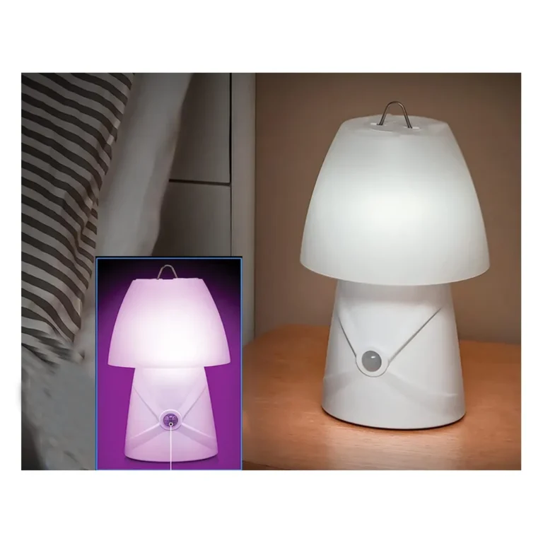 RGB LED , USB Mozgásérzékelős éjszakai lámpa 7 fénnyel