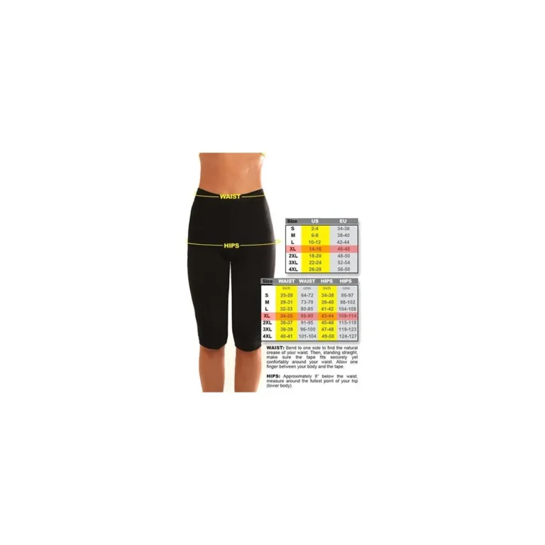 Neoprén fitness edzőnadrág XL-es méret (Derék: 66-90 cm | Csipő: 109-114 cm), fekete