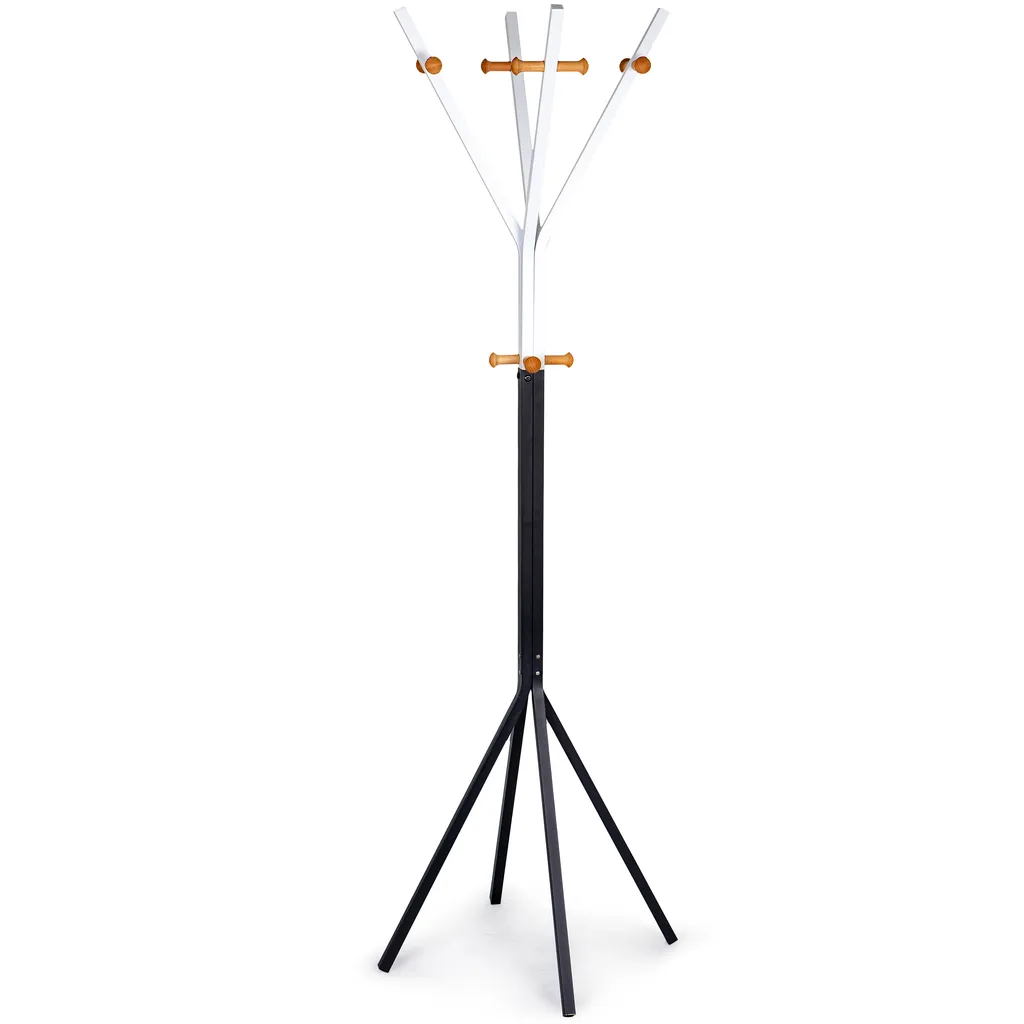 Álló ruhafogas 16 akasztóval, modern design, 170x110 cm
