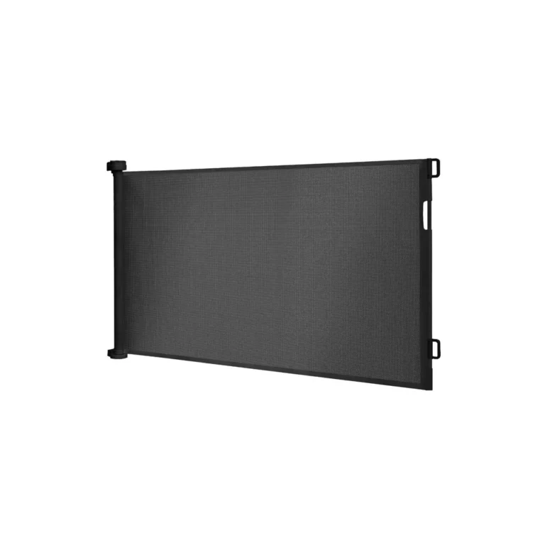 Ruhhy biztonsági kapu, 85×13-160 cm, fekete