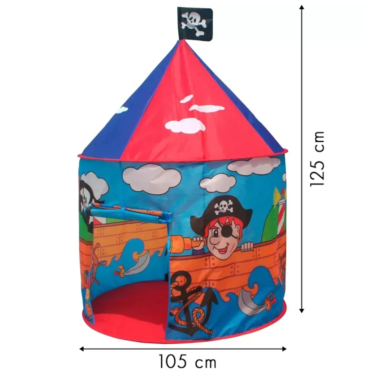 Kalóz sátor színes grafikával, 105 x 125 cm