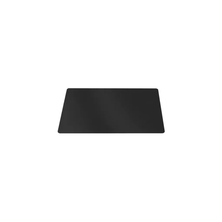 RUHHY matt-fényes kétoldalas védőszőnyeg szék alá, 90x130cm, fekete