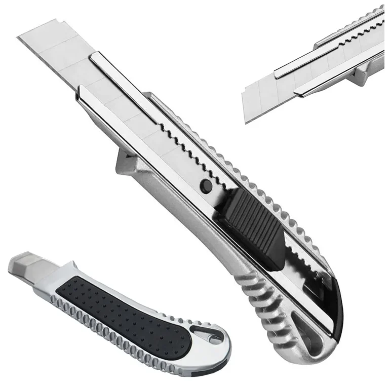 Modellező kés, letörhető pengéjű sniccer, 15cm x 4cm x 2cm