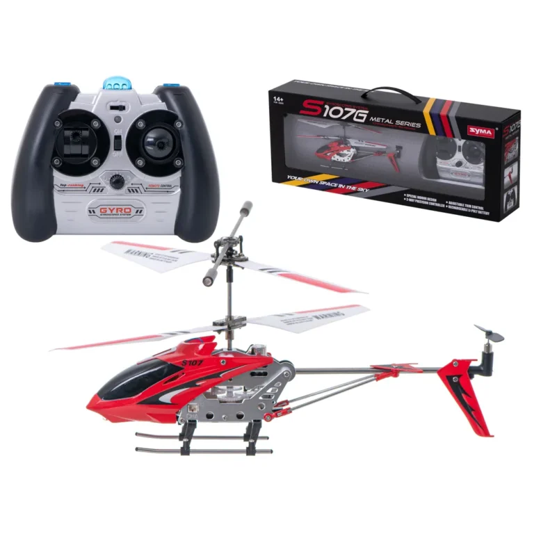 Távirányítós helikopter SYMA S107G RC piros