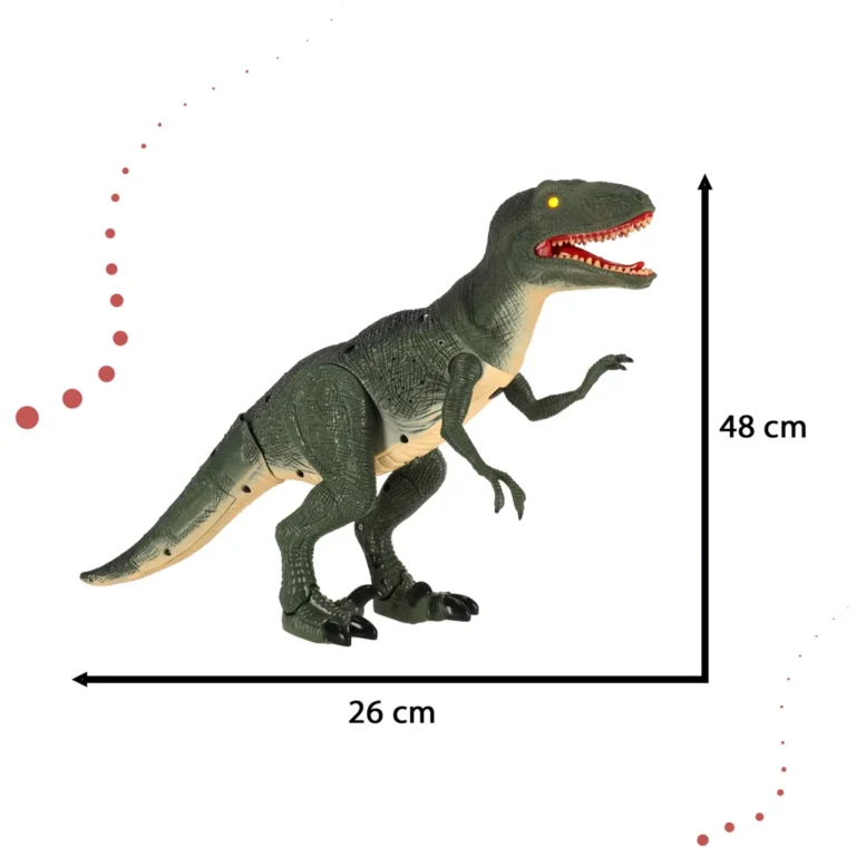 Távirányítós interaktív dinoszaurusz, velociraptor