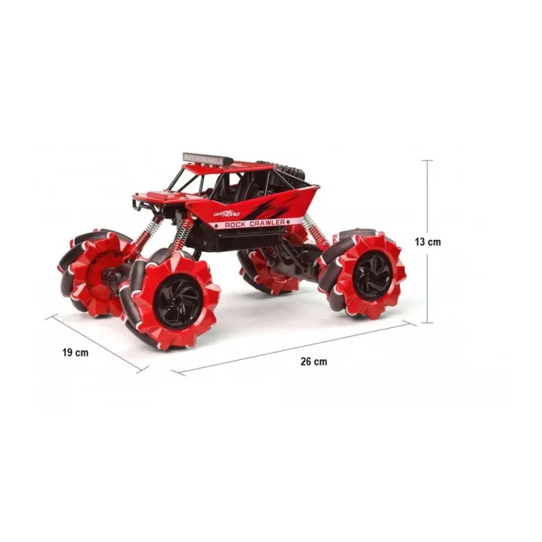 Távirányítós terepjáró, RC autó NQD Drift Crawler 4WD 1:16 C333 piros