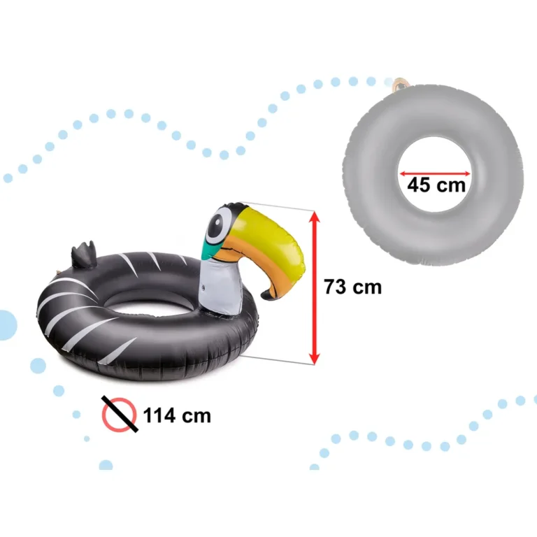 Toucan 114cm felfújható úszó kör matrac