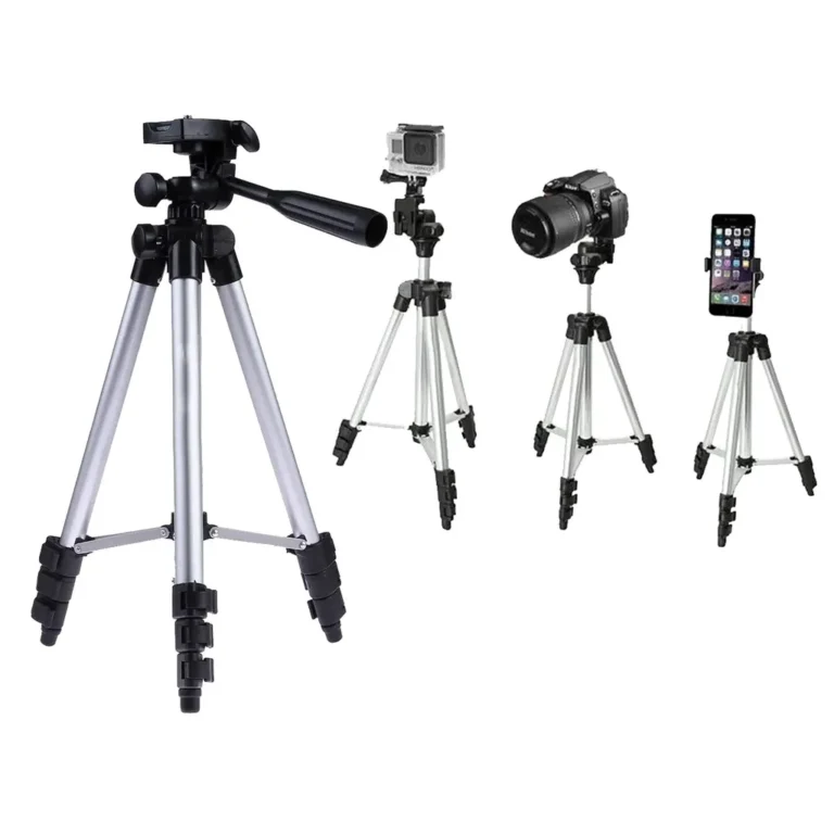 Állítható tripod bluetooth önkioldóval, tasakkal, fekete - Image 3