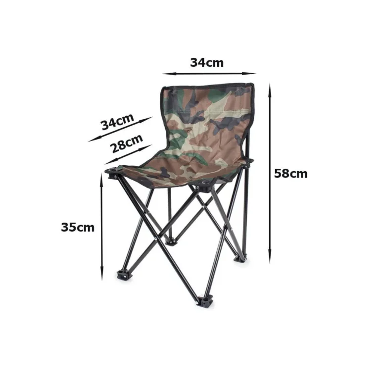Összecsukható horgász szék, túra szék praktikus táskában, marokkó szín