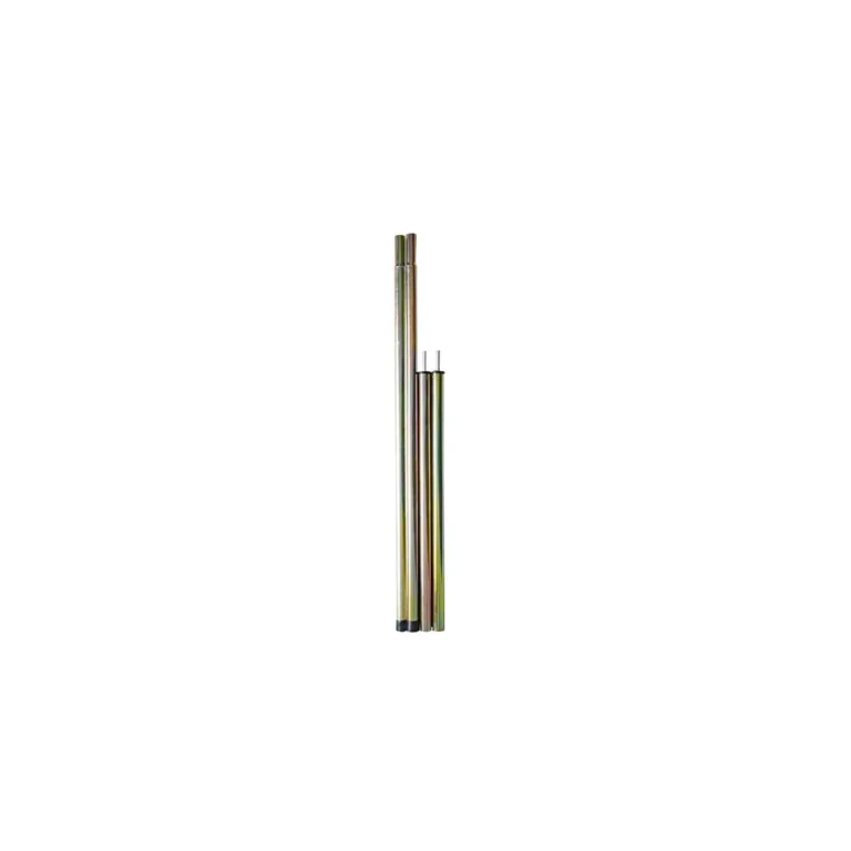 Montana Kempingsátor előtetővel, 2-4 személyes, 200x200x110 cm, szürke/zöld
