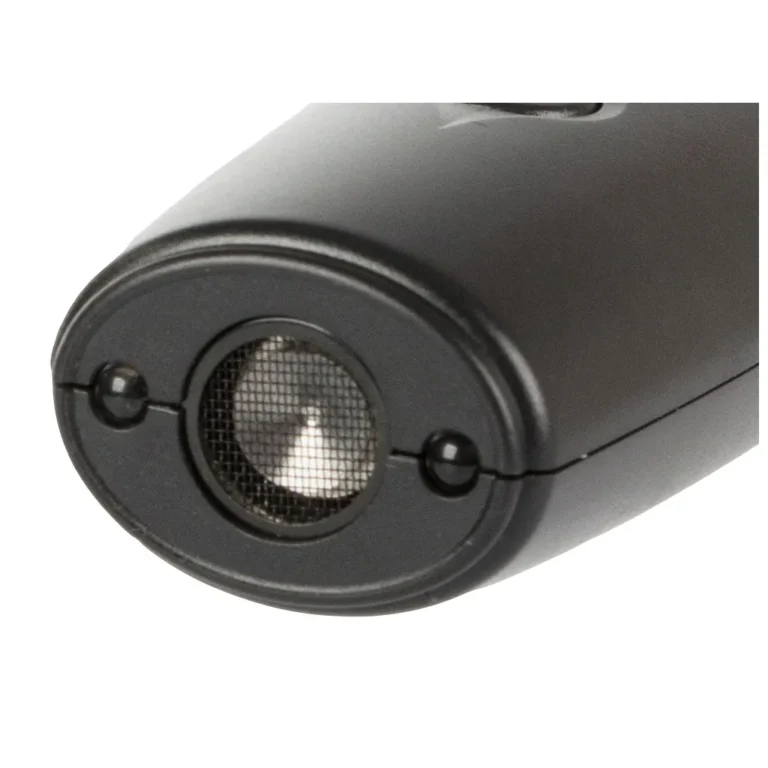 Ultrahangos kutyakiképző- és riasztó készülék beépített LED-es zseblámpával, 15cm x 4cm, fekete