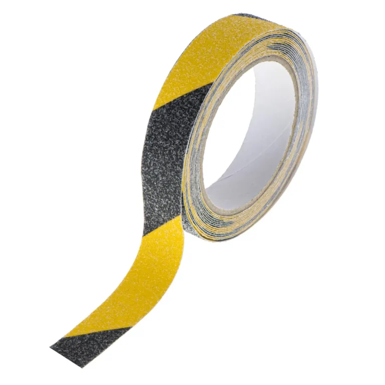 Univerzális csúszásgátló szalag, fekete-sárga, 2.5cm x 5m