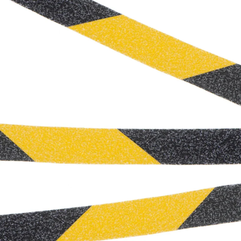 Univerzális csúszásgátló szalag, fekete-sárga, 2.5cm x 5m
