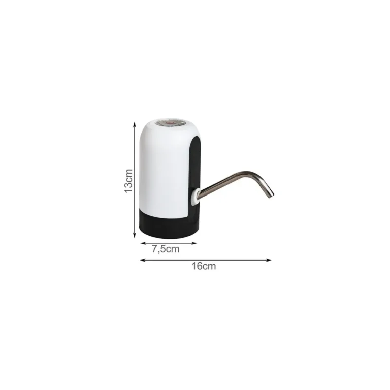 Elektromos automata vízadagoló pumpa, USB, 5V, 13 x 7,5 cm, fehér