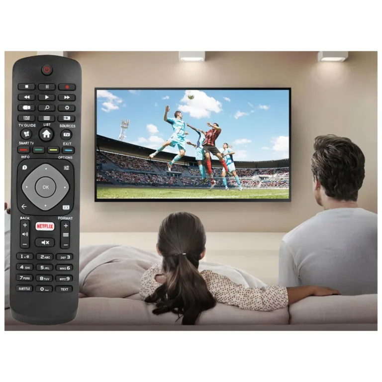 Univerzális távirányító tv smart 4k uhd tv-hez, 20,5cm x 5,2cm x 2cm, fekete