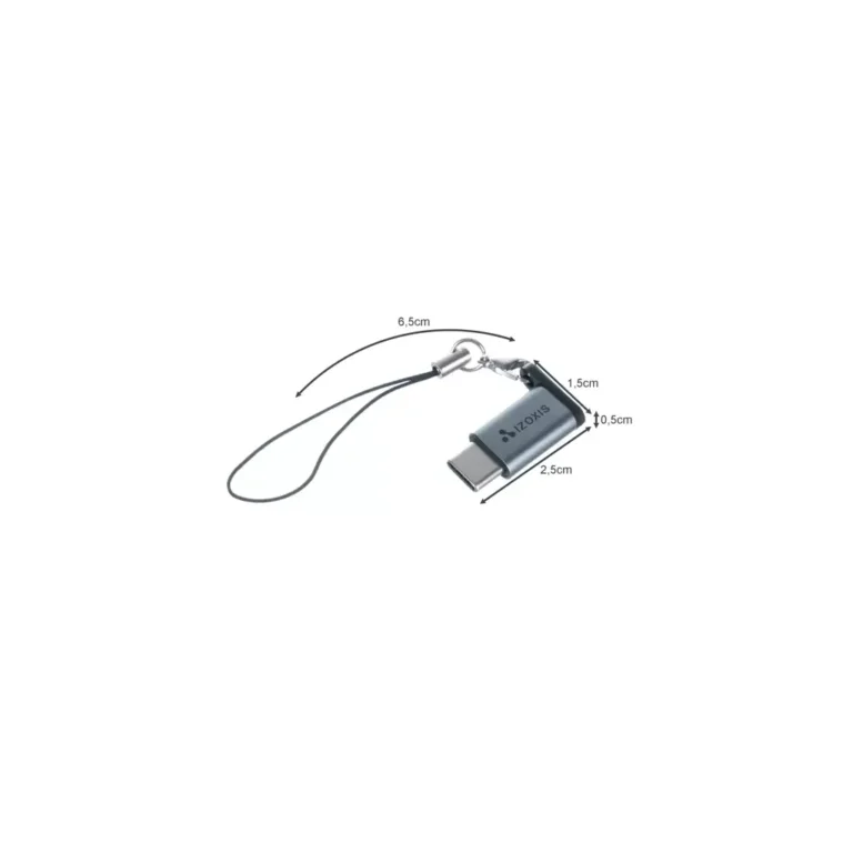 USB-C - USB micro B 2.0 adapter, 6.5 cm
