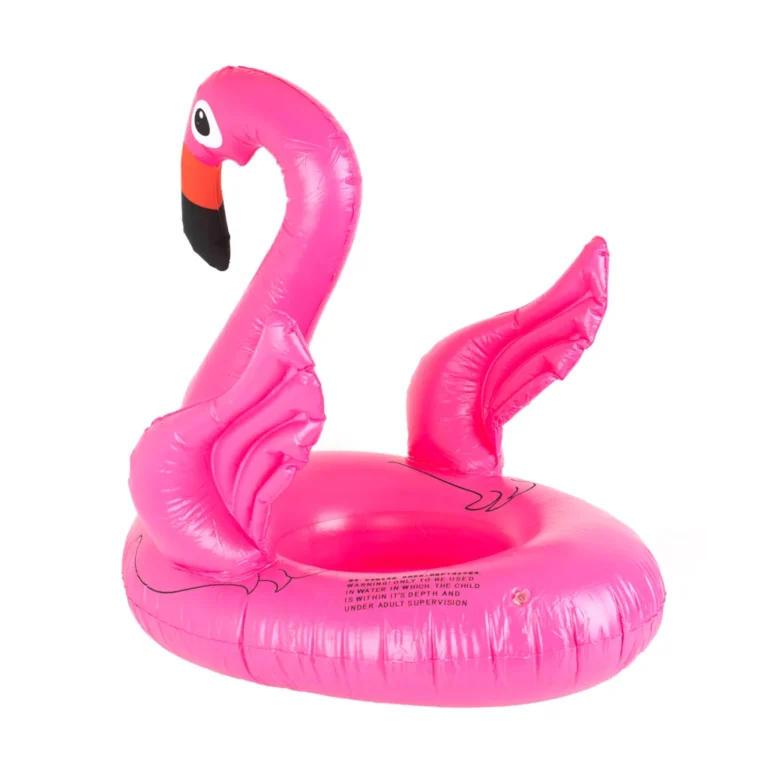 Úszógumi üléssel, flamingó