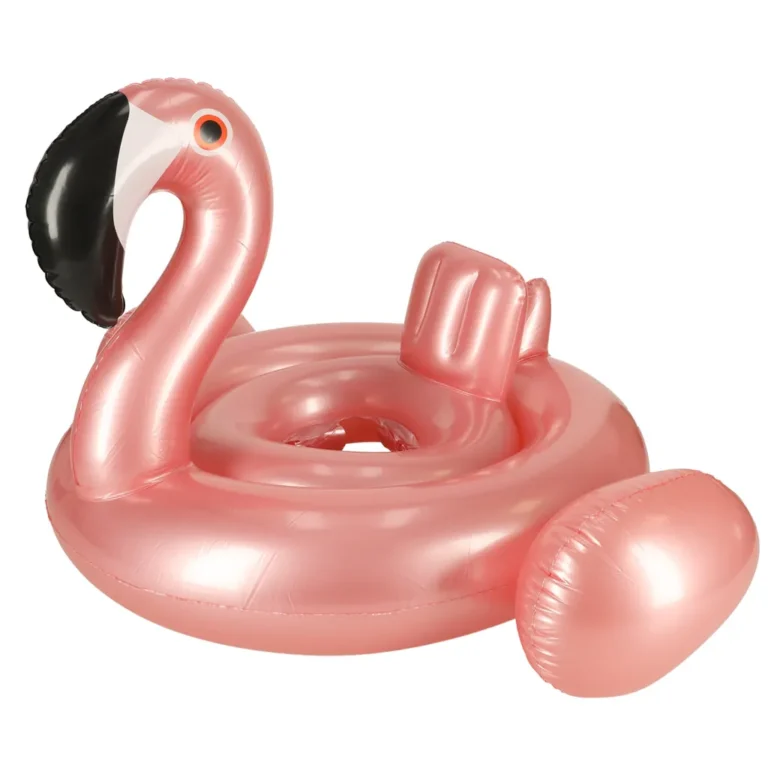 Úszógumi üléssel, flamingó, rózsaszín