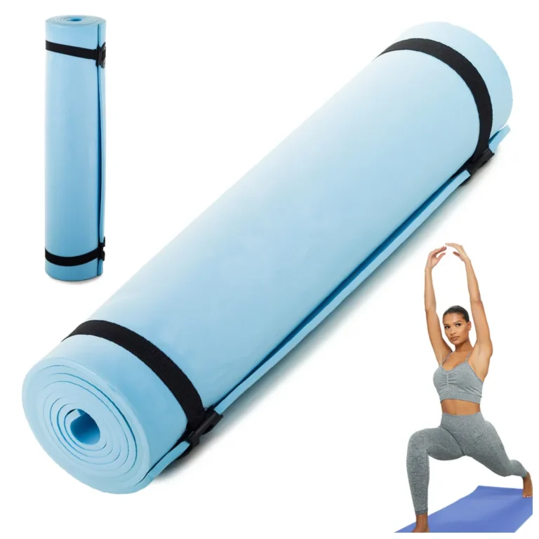 Fitness jóga matrac, 50x180cm, kék