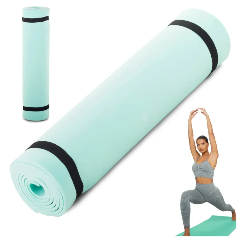 Fitness jóga matrac, 50x180cm, zöld