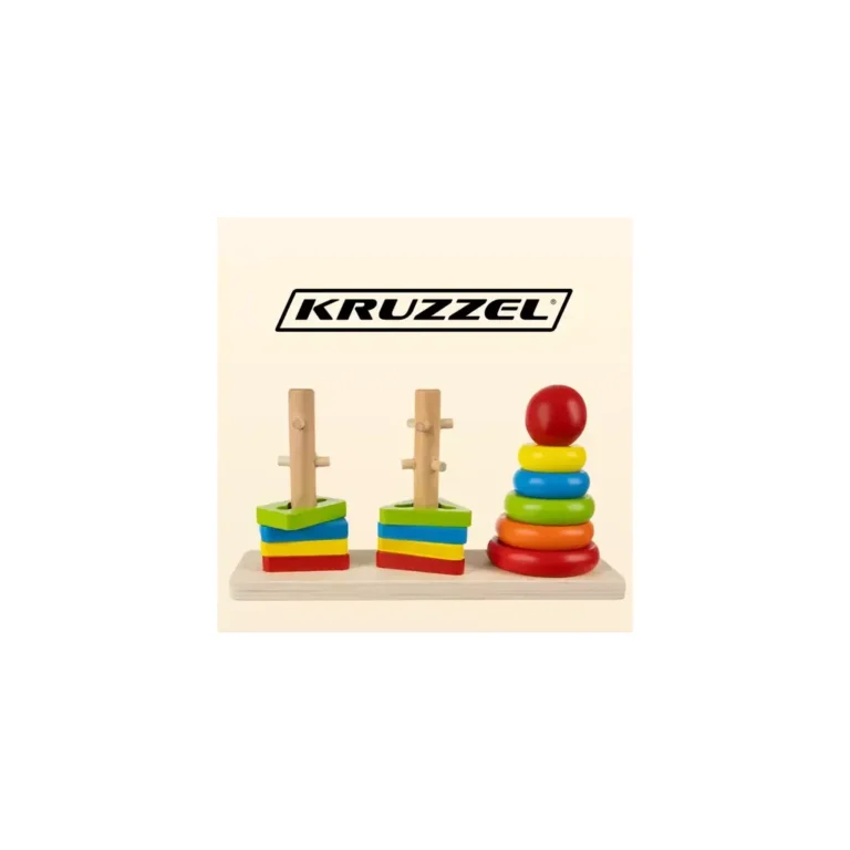 Kruzzel Fa szortírozó játék, sokszínű