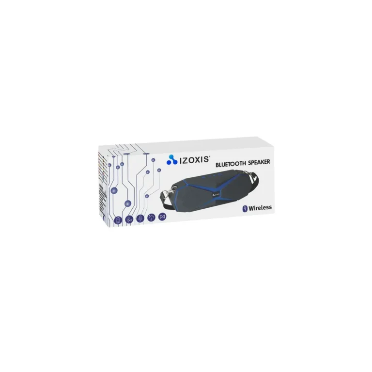 Vezeték nélküli bluetooth hangszóró, mp3, microUSB, USB, microSD, 8 W, 1200mAh, 5,5 cmx22 cmx8 cm