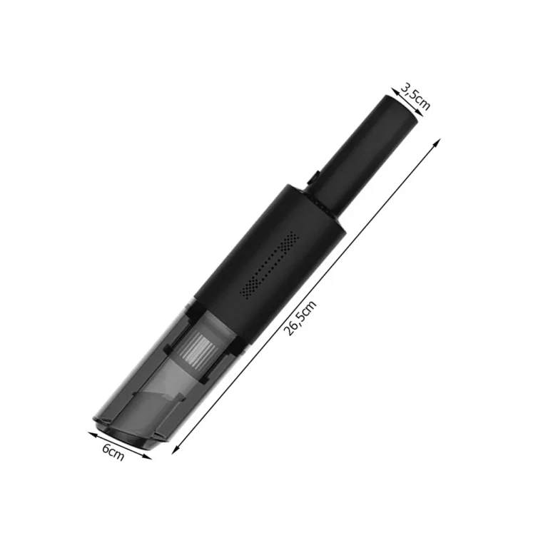 Vezeték nélküli kézi porszívó akkumulátorral 120 W, 26,5cm x 6cm, fehér/fekete színekben