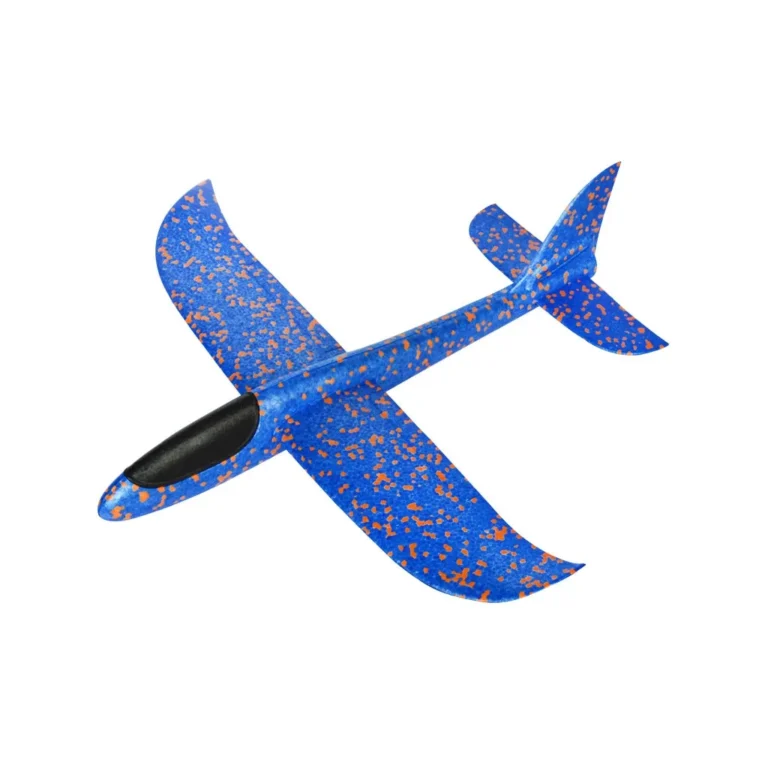 Vitorlázórepülő, kék, 34x33cm