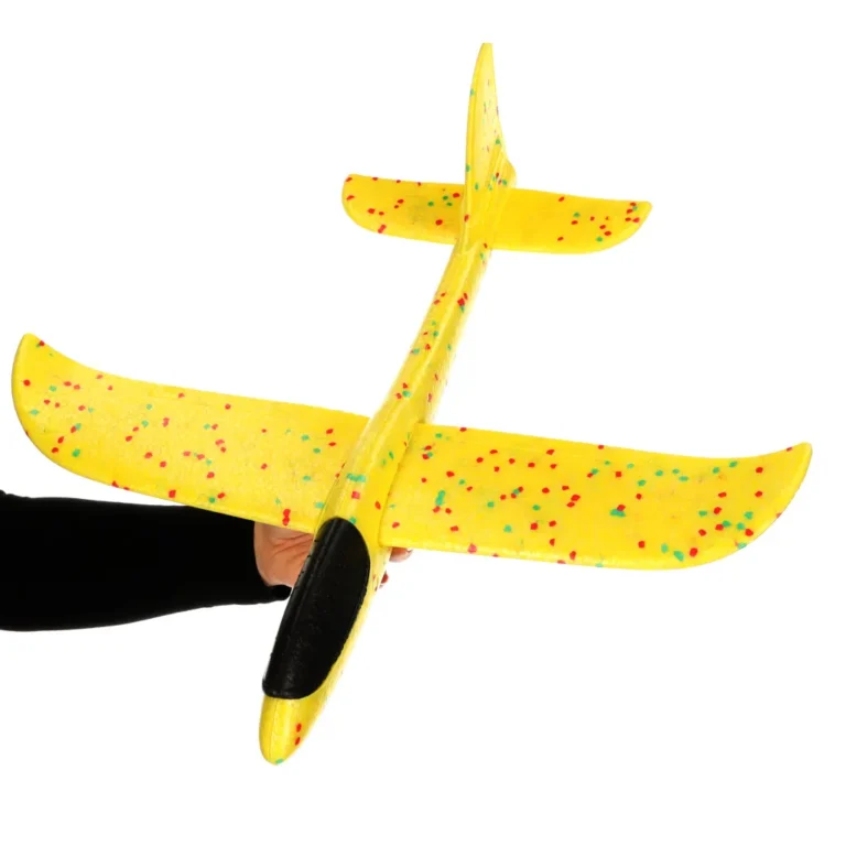 Vitorlázórepülő, sárga, 47x49cm