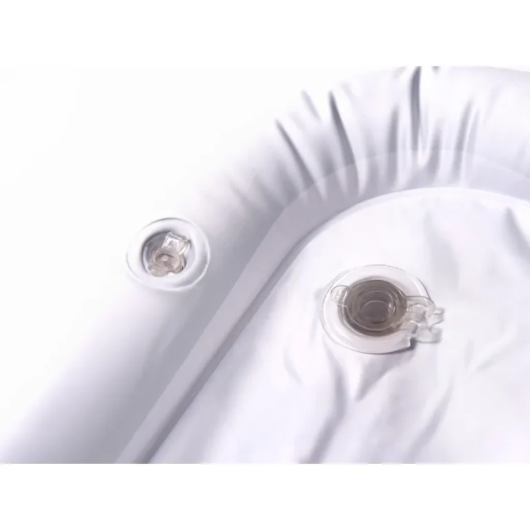 Vízzel tölthető szenzoros interaktív babamatrac, fekete-fehér öltésmintával 65CM X 50CM